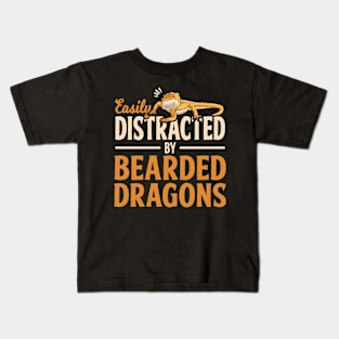 Lizard Bearded Dragon Reptile Kids T-Shirt